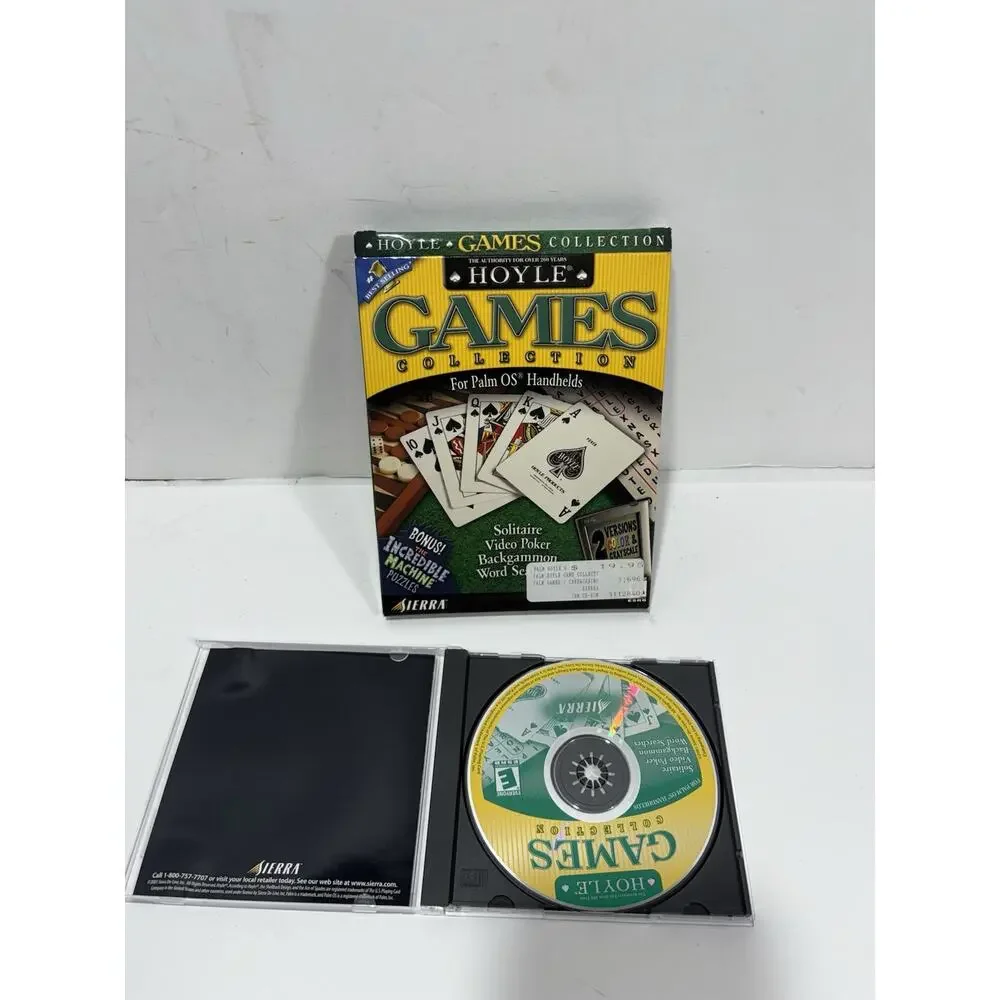 Lot Of 2 Games - Hoyle Games Collection Sierra - Palm OS +‎ Texas Hold Em MDM